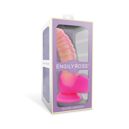 Scalidor dildo de silicona fluorescente - Imagen 5