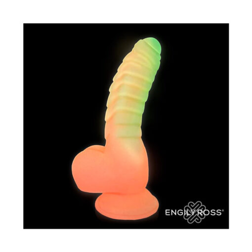 Scalidor dildo de silicona fluorescente - Imagen 2