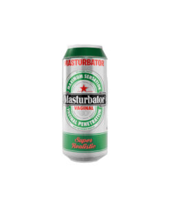 Masturbator vagina con forma lata de cerveza