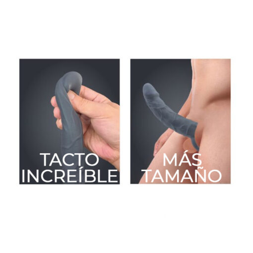 Pretty Love funda realista con sujección negra - Imagen 2