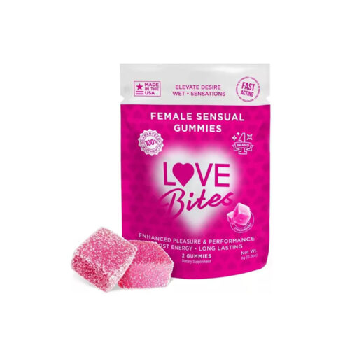 Love Bites gominolas afrodisíacas para ella 2 ud