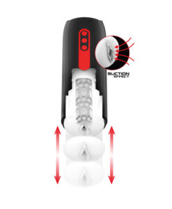 Alternative view of Phantom masturbador para pene sube-baja y succión
