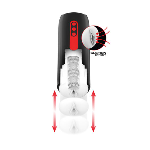 Phantom masturbador para pene sube-baja y succión - Imagen 2