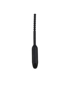 Vibrador uretral con textura de silicona flexible
