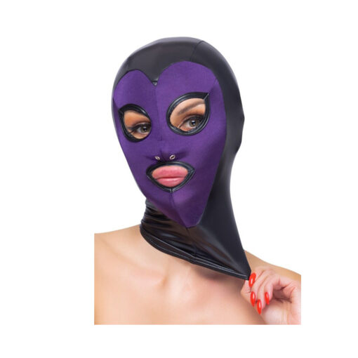 Bad Kitty capucha unisex fetish morada - Imagen 3