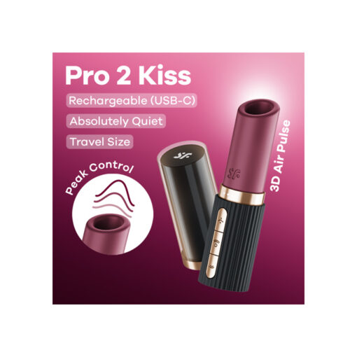 Satisfyer Pro 2 Kiss succionador pintalabios - Imagen 2