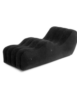 Sofá del amor hinchable negro