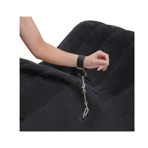 Sofá del amor hinchable negro - Imagen 4