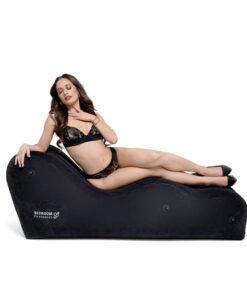 Alternative view of Sofá del amor hinchable negro