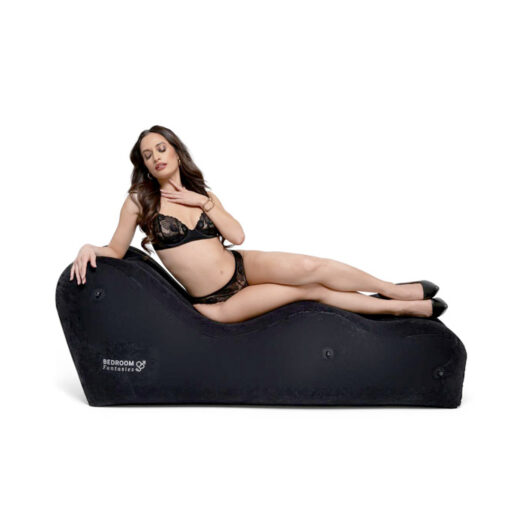 Sofá del amor hinchable negro - Imagen 2