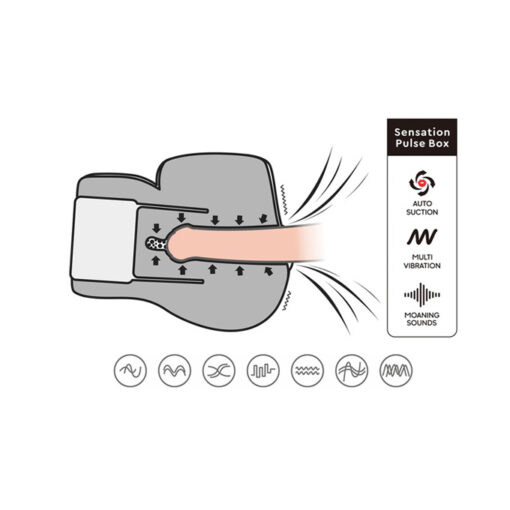 Streetgirl culito con succión y vibración marrón - Imagen 4