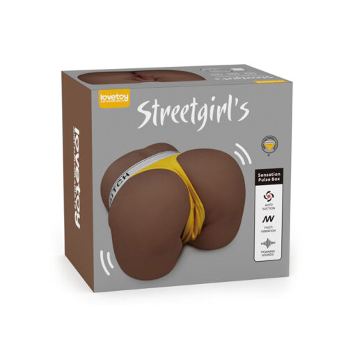 Streetgirl culito con succión y vibración marrón - Imagen 6