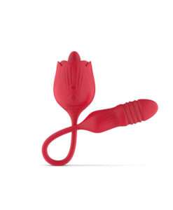 Teazers lengua realista y vibrador con penetración automática