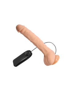 Alternative view of Dick vibrador tacto piel largo 11"