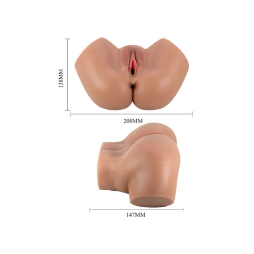 Hailey mini culito vibrador con dos motores marrón - Imagen 6