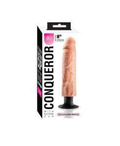 Alternative view of Conqueror vibrador realista con ventosa 8"
