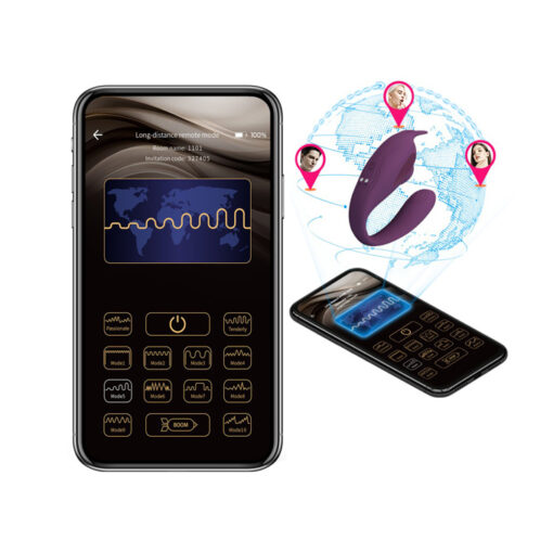 Shey succionador y vibrador parejas con bluetooth - Imagen 2