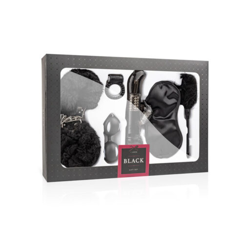 I love black cofre de juguetes negro - Imagen 2