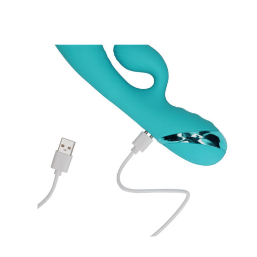 Loveline vibrador conejito hinchable azul - Imagen 3