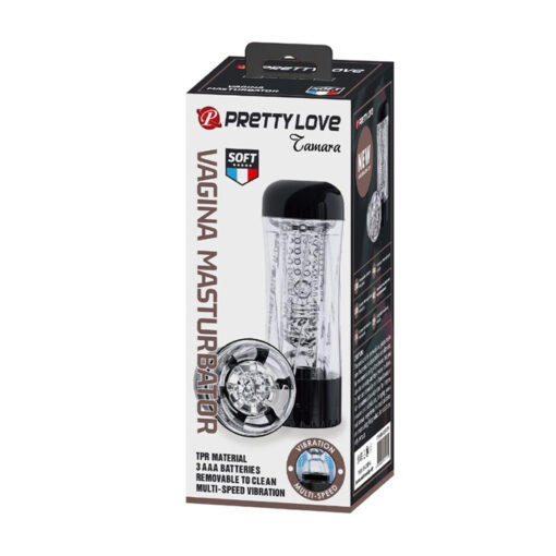 Pretty Love Tamara masturbador transparente con vibración - Imagen 5