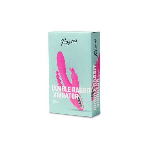 Teazers conejito vibrador triple fucsia - Imagen 5
