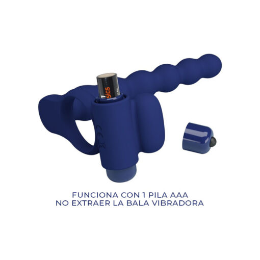 Ajmal anillo vibrador con tira anal - Imagen 3