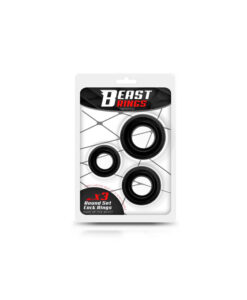 Alternative view of Beast Rings pack 3 anillos gelatina