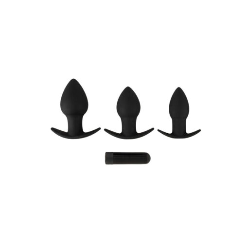 Dilatadores anales de 3 tamaños con vibración recargable