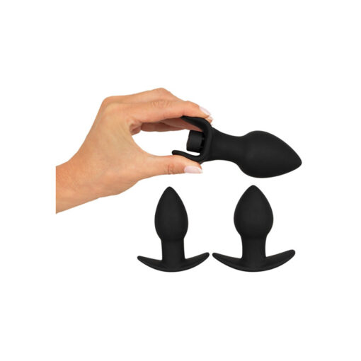 Dilatadores anales de 3 tamaños con vibración recargable - Imagen 2