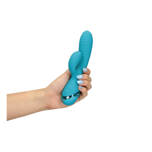 Loveline vibrador conejito hinchable azul - Imagen 2