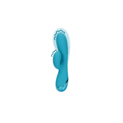 Loveline vibrador conejito hinchable azul