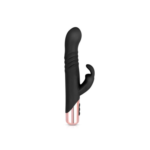 Rosy Gold conejito vibrador con sube-baja y giro - Imagen 4