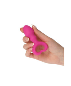 Alternative view of Heart Clip Tip mini dilatador anal con anilla