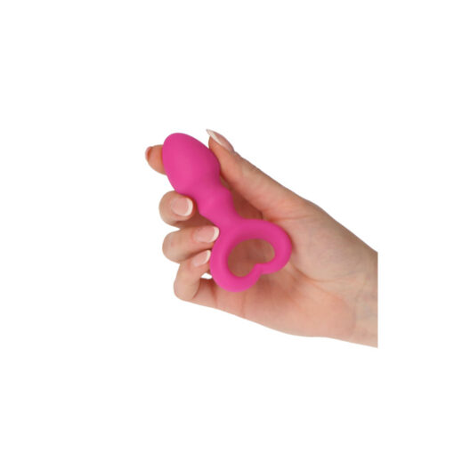 Heart Clip Tip mini dilatador anal con anilla - Imagen 2
