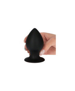 Alternative view of Plug redondo negro mediano