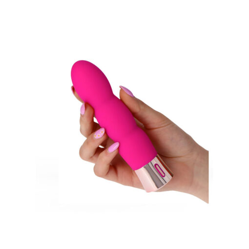 Sweet Desires vibrador ondulado fucsia - Imagen 2