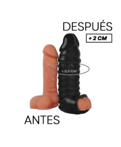 Viril XL extensión para el pene con textura