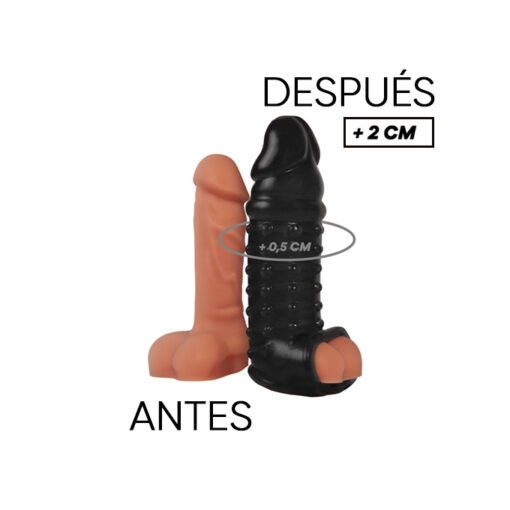 Viril XL extensión para el pene con textura