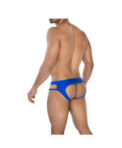 Alternative view of C4M Suspensorio jockstrap azul eléctrico S
