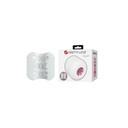 Crystle masturbador con doble abertura flexible y suave