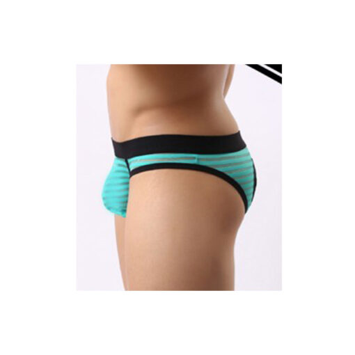 Suspensorio turquesa rayas contorno negro L - Imagen 3