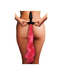 Dilatador anal unisex cola de pony coral