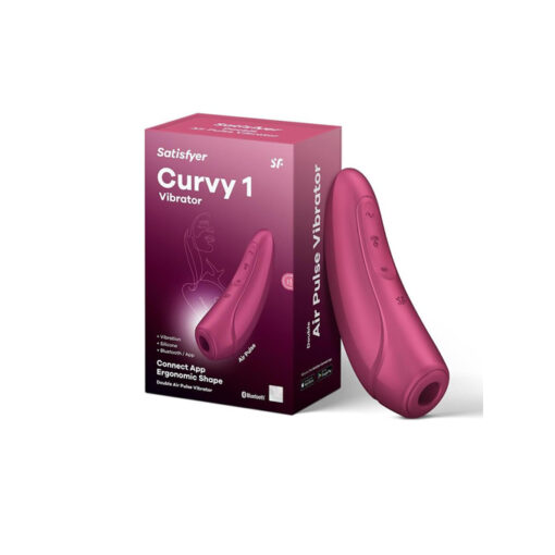 Satisfyer Curvy 1 succionador con vibración y bluetooth