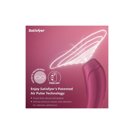 Satisfyer Curvy 1 succionador con vibración y bluetooth - Imagen 3