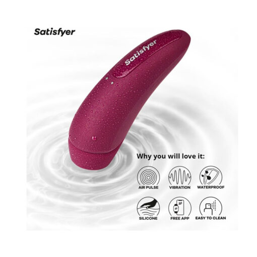 Satisfyer Curvy 1 succionador con vibración y bluetooth - Imagen 7