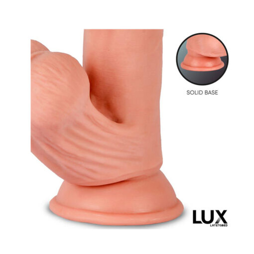 Lux Paul dildo suave y flexible con testículos oscilantes 8,2" - Imagen 5