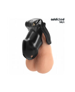 Alternative view of Locked jaula para pene pvc negro M