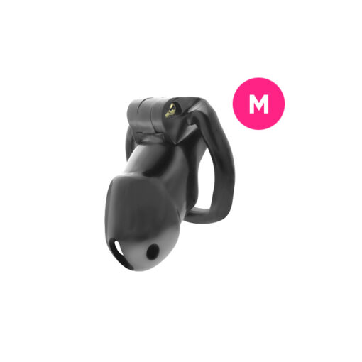 Locked jaula para pene pvc negro M