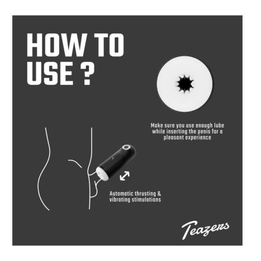 Teazers masturbador con calor sube-baja con vibración - Imagen 8