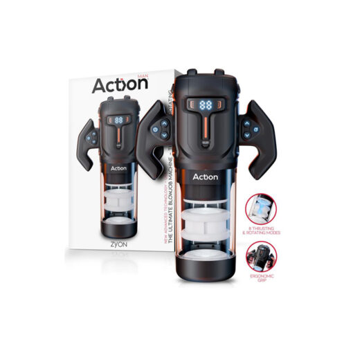 Zyon masturbador vibrador con empuje y rotación - Imagen 4